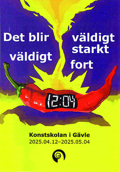 En affisch med en bild av en chili p&aring;.