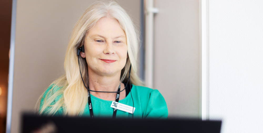 Anna-Karin Josefsson, medicinsk sekreterare.
